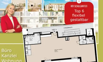 AM SCHULGARTEN - Wohnen und Arbeiten | Top 6 | Grundriss frei gestaltbar, Fläche erweiterbar auf bis zu 300m², Miete optional auf Anfrage