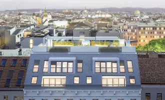 Traumaussicht auf knapp 67m² Terrassenfläche | Erstbezug Dachterrassenwohnung | 2 Minuten zur Mariahilferstr. | 2 Minuten zur U6