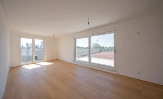 WIENER WASSER WOHNEN: Fantastischer 3-Zimmer Neubauerstbezug mit 16m² Balkon nahe Alte Donau!