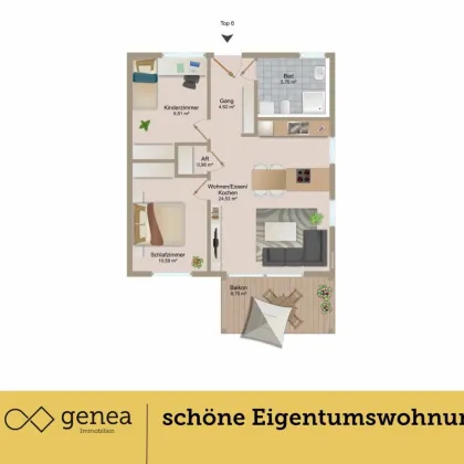 Erstbezug - Traumwohnung in Lieboch – Ideal für Eigenbedarf! - Bild 2