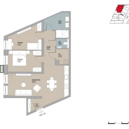 Erdgeschosswohnung in totalsaniertem Altbau | auch als Praxis/Büro nutzbar - Bild 2