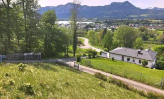 Baugrundstück - Traumhafte Lage oberhalb von Mondsee