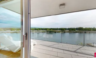 Strandfeeling in der Stadt: Moderne Wohnung mit Donau-Panorama im 19. Bezirk | 360° Tour