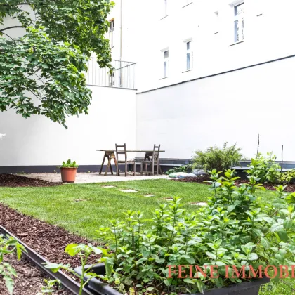 Bildhübsche Dachterrassenmaisonette, neu saniert | Gemeinschaftsgarten - Bild 2