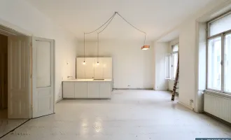 Südwestseitiger 4-Zimmer-Altbau mit Balkon in Hof- und Straßenlage!