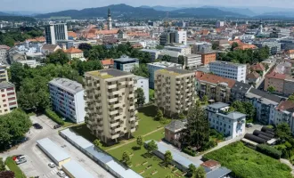 CITY LIFE KLAGENFURT - Panoramablick - 51m² Südbalkon