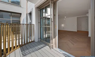 Großzügiger 2-Zimmer-Erstbezug! Balkonwohnung mit Blick in wunderschönen Innenhof