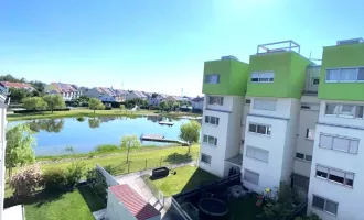 Moderne Maisonette mit Balkon, Tiefgaragenplatz, Badeteichzugang