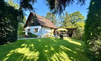Retrohaus mit Relaxgarten auf PACHTGRUND der STADT WIEN ( Pachtkosten monatlich EUR 1.320,--) - zu Fuß zur Alten Donau