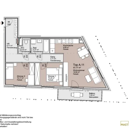 Alte Donau! Provisionsfreie & exklusive 3-Zimmer Familienwohnung beziehbar Ende 2026! - Bild 2