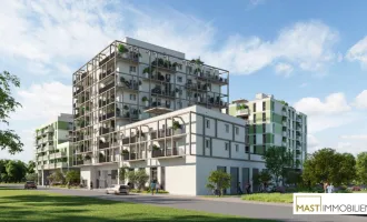 Nähe Donauzentrum: Traumhafte 3-Zimmer Wohnung mit 15qm Balkon