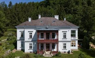 Außergewöhnliches Anwesen: Jahrhundertwende - Villa auf parkähnlichem Grund mit eigenem Wald