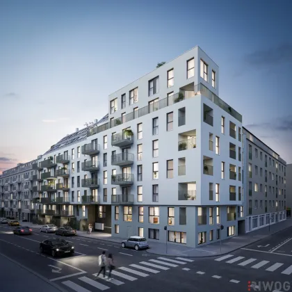 PROVISIONSFREI | Erstbezug |  2-Zimmer Neubau mit ca. 7 m² Balkon | Fernwärme | TG-Stellplatz optional | Nachhaltiges Wohnbauprojekt - Bild 3