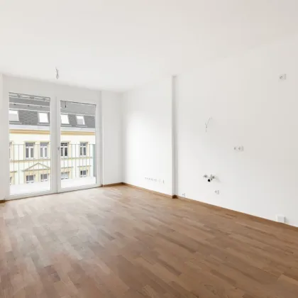 PROVISIONSFREI BIS 31.10.2024 | Erstbezug |  2-Zimmer Neubau mit Balkon | Fernwärme | TG-Stellplatz optional | Nachhaltiges Wohnbauprojekt - Bild 3