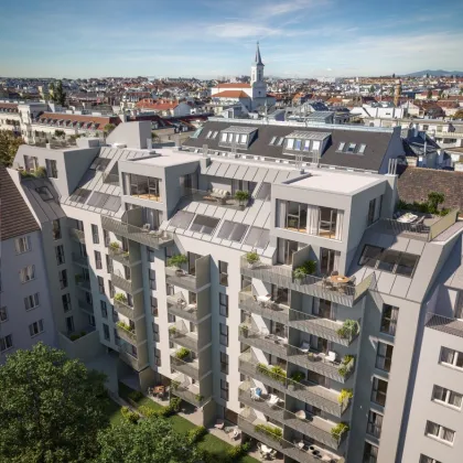 PROVISIONSFREI | Erstbezug mit Fernblick | Innenhof Dachgeschoss mit Terrasse/Balkon | TG-Stellplatz optional | Nachhaltiges Wohnbauprojekt - Bild 2