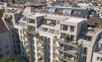 PROVISIONSFREI | Erstbezug | Dachgeschoss mit ca. 18 m² Terrasse | TG-Stellplatz optional | Nachhaltiges Wohnbauprojekt