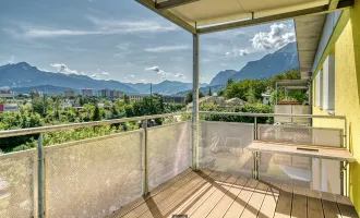 226 Immobilien: DIESER AUSBLICK! 3-Zi-Dachgeschosswohnung mit Südbalkon / optional TG-AP in Innsbruck-Arzl