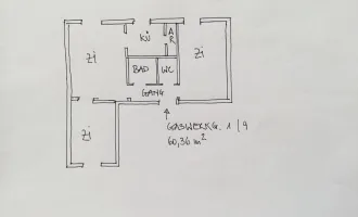 3-Zimmerwohnung Uni-Nähe, zentral