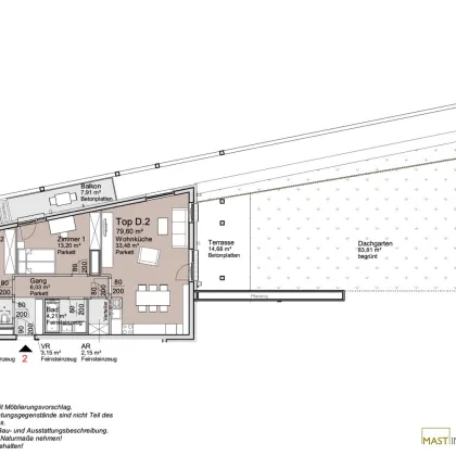 Provisionsfrei - 3 Zimmer Familienwohnung mit über 80qm Gartenfläche! - Bild 3