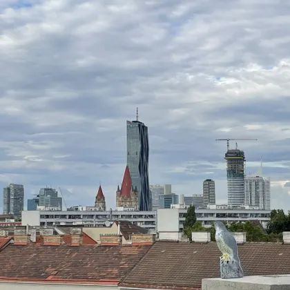 Dachgeschoßwohnung mit Fernblick über die Dächer Wiens - Bild 2