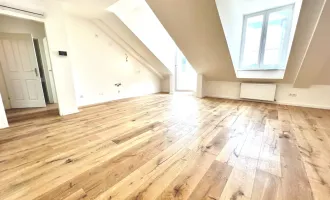 Traumhafte Dachgeschoßwohnung: 93m², 3-Zimmer, hochwertig modernisiert, mit 6m² Ost-Terrasse!