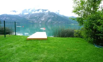 Neuer Preis!!! 3 Zimmer Erstbezugs - Gartenwohnung mit traumhaften Seeblick direkt am Wasser sowie eigenem Badeplatz am Mondsee - PROVISIONSFREI