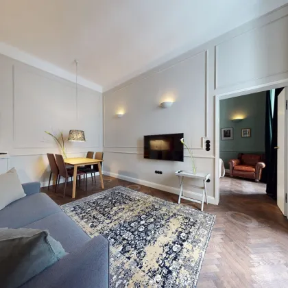 Grenze 1. Bezirk - Exclusive 2-Zimmer Wohnung im Jugendstil / hochwertige Ausstattung und modernisiert / Schwedenplatz - Bild 3