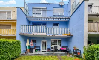 Reihenhaus in Eggenberg. - Süd-Ausrichtung mit großem Potential, Garten und Carport.