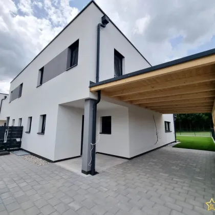 NOCH 2 HÄUSER VERFÜGBAR! INKLUSIVE SONDERAUSSTATTUNG! EXKLUSIVES DOPPELHAUSPROJEKT. 5 ZIMMER. ZIEGELHAUS MIT KELLER, BALKON, TERRASSE, CARPORT. - Bild 2