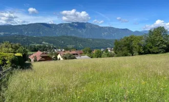 Wunderschönes Baugrundstück mit Berg- und Seeblick am Millstätter See / Kärnten