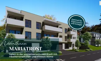 ANLAGE-HIT in zentraler Lage Nähe Hilmteich, LKH und Universität Graz I Erstbezug-Wohnung mit Balkon I 2 Zimmer I smarter Grundriss