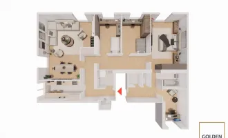 Familien-Wohnung nahe Hoßplatz! 2 zusammengefügte Wohneinheiten, ca. 140 m2!