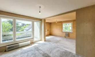 Neuer Preis! PROVISIONSFREI VOM EIGENTÜMER! FERNSICHT 3/4-ZIMMER WOHNUNG MIT TERRASSE NÄHE STEINHOFGRÜNDE!