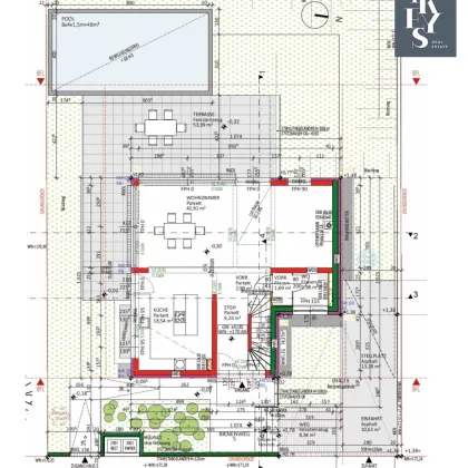 Einfamilienhaus. Noch nicht Fertiggestellt. Grenze Neustift am Walde 19. Bezirk - Bild 2