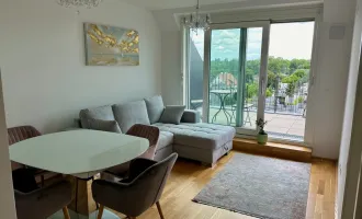 Perfekte, moderne 2-Zimmer DG Wohnung mit Terrasse und Grünblick