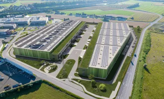 NEUBAU  - Produktions / Lagerhalle mit Büroflächen in Enns/Ennshafen zu vermieten – individuell und zukunftsorientiert