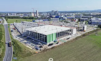 NEUBAU  - Produktions / Lagerhalle mit Büroflächen in Enns/Ennshafen zu vermieten – individuell und zukunftsorientiert