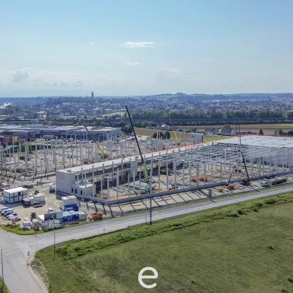 NEUBAU  - Produktions / Lagerhalle mit Büroflächen in Enns/Ennshafen zu vermieten – individuell und zukunftsorientiert - Bild 2