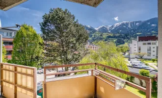 Schwaz: Gepflegte 2-Zimmer-Wohnung mit Balkon, Kellerabteil und Tiefgaragenstellplatz