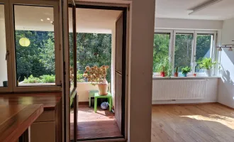 WEIDLING - Zentral und Naturnah - Perfekte Familienwohnung am Bach mit Grünblick