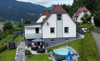 Modern saniertes, top ausgestattetes Wohnhaus mit Pool, Garage u. Garten