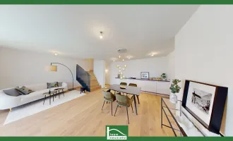 PROVISIONSFREI - Eine Rarität der Extraklasse - Paket aus 4-Zimmer-Townhouse mit Grünfläche und Terrasse in Hofruhelage + gegenüberliegende 1-Zimmer-Studio mit Freifläche