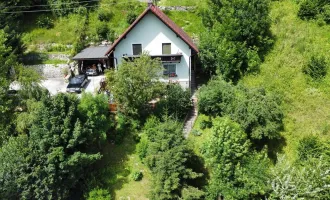 Wohnhaus mit südseitigem Balkon, Terrasse, Carport und Parkplätze