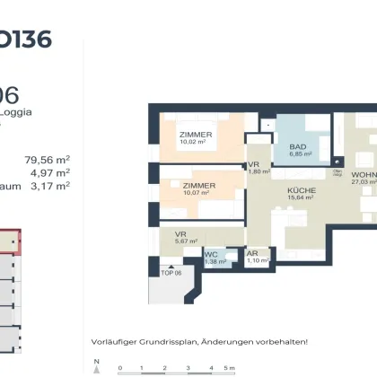 TOP 6 - Eigentumswohnung in Erstbezug | Provisionsfrei | Garagenplatz | Echtholzparkett | WP | PV-Anlage | Barrierefrei | Loggia | Klimavorbereitung | Kellerabteil - Bild 2