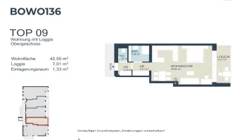 TOP 9 - Provisionsfreie Eigentumswohnung in Erstbezug | PKW-Stellplatz | E-Ladestation | Fußbodenheizung | Wärmepumpe | Photovoltaikanlage | Echtholzparkett | Barrierefrei | Loggia | Kellerabteil | Klimavorbereitung