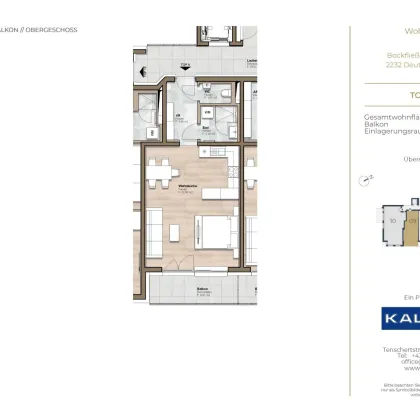 TOP 9 - Provisionsfreie Eigentumswohnung in Erstbezug | Garagenplatz | Fußbodenheizung | WP | PV-Anlage | Echtholzparkett | Barrierefrei | Loggia | Kellerabteil | Klimavorbereitung - Bild 2