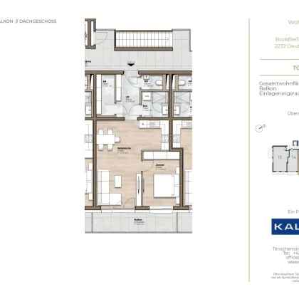 TOP 13 - Eigentumswohnung in Erstbezug | Provisionsfrei | PV-Anlage | WP | Fußbodenheizung | Echtholzparkett | Barrierefrei | Balkon | Garagenplatz | Klimavorbereitung | Kellerabteil - Bild 2