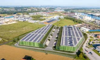 NEUBAU - Produktions / Lagerhalle mit Büroflächen in Enns/Ennshafen zu vermieten, Objekt 5 – individuell und zukunftsorientiert