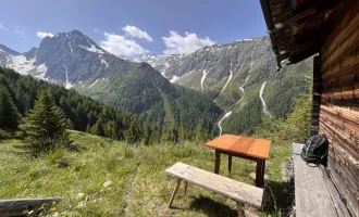 Grünland und Almflächen samt Kochhütte und Stadel zu VERKAUFEN