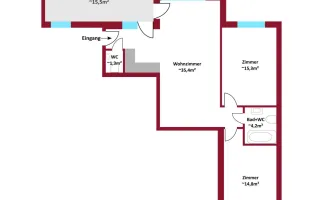 Neubau/Erstbezug I Außenflächen: Terrassen, Balkone & Dachterrassen I Schlüsselfertig I Luftwärmepumpe inkl. Kühlung I